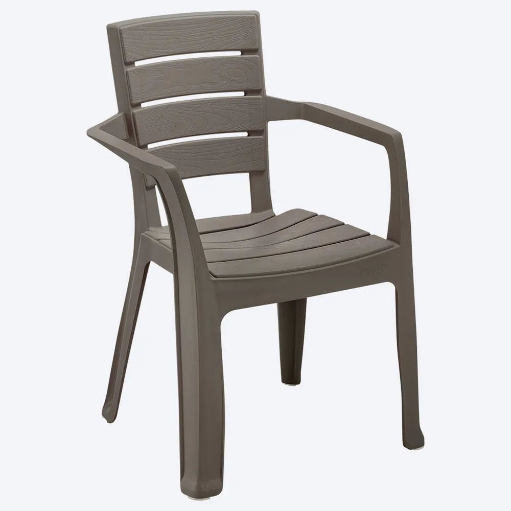 Combo Comedor Familiar Barú (1 Mesa + 6 Sillas con Brazos) Mocca