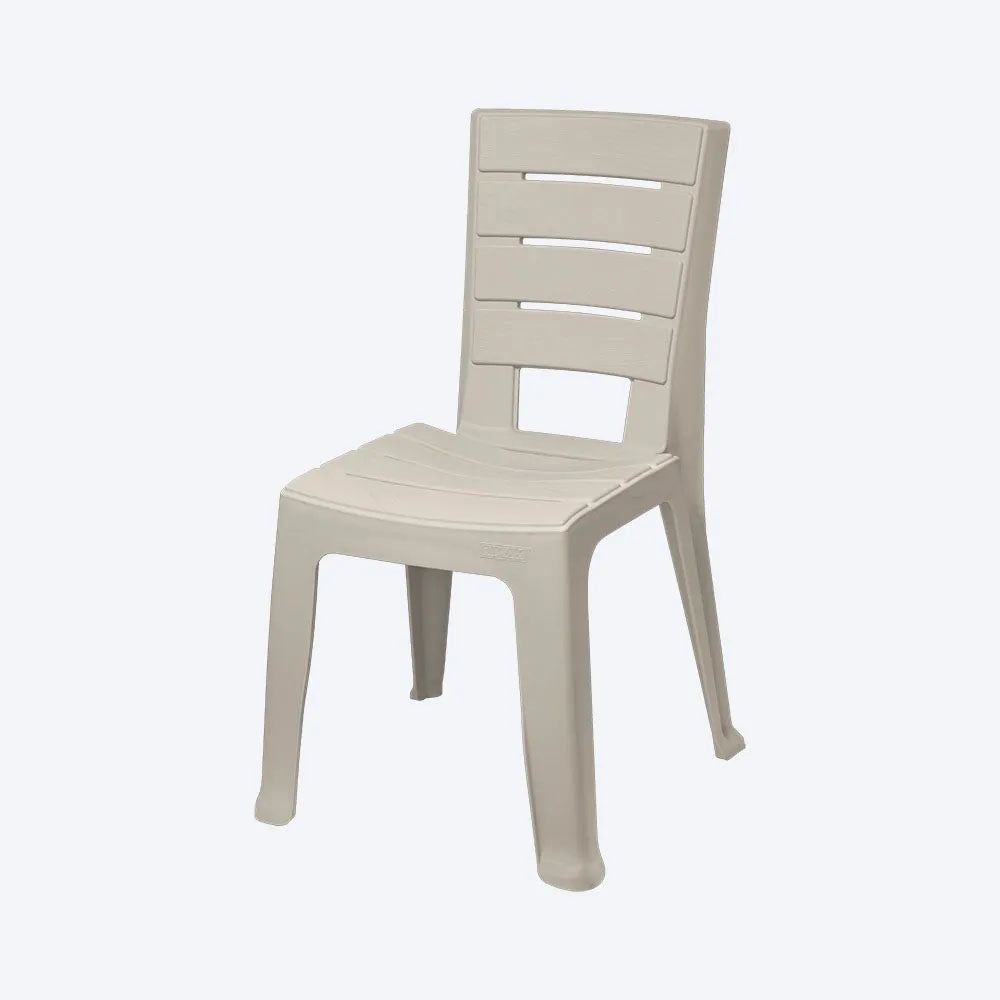 Combo Comedor Familiar Barú (1 Mesa + 6 Sillas sin Brazos) Gris Hielo