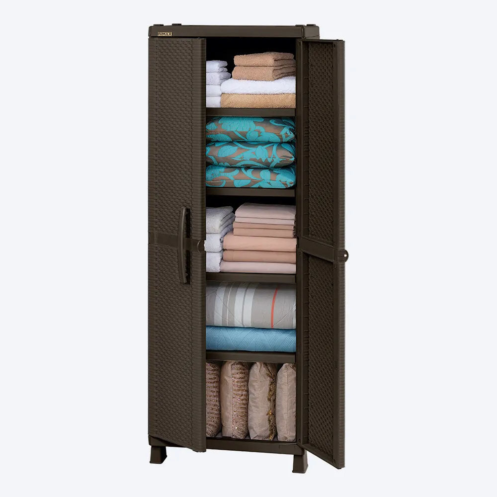 Combo Cocina Rattan (Armario Grande + Armario Mediano) Wengue