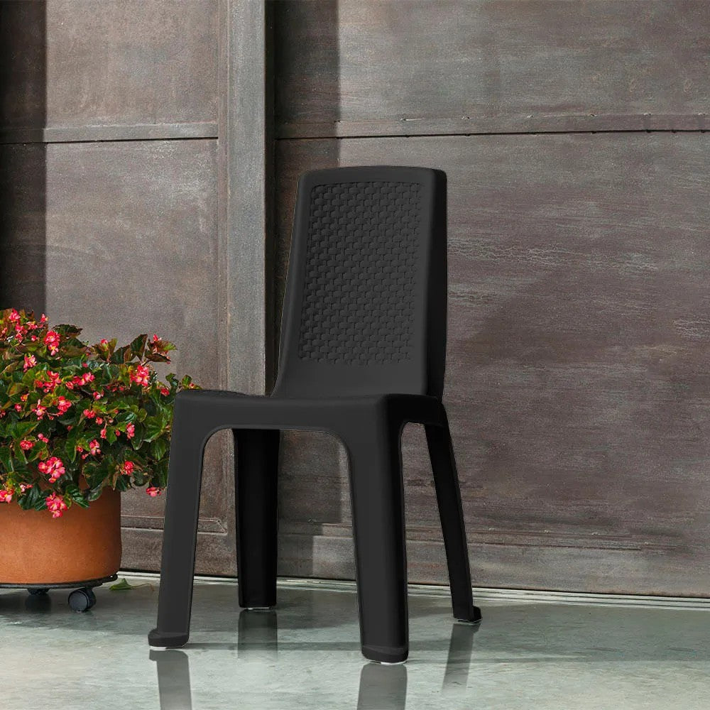 Silla Eterna sin Brazos Pack x 6 und Negro