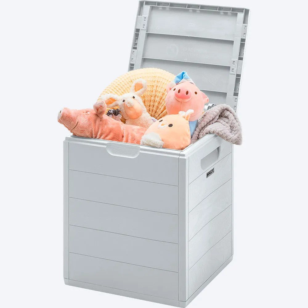 Combo Organizador Barú (Armario Grande + Baúl 100 lt) Gris