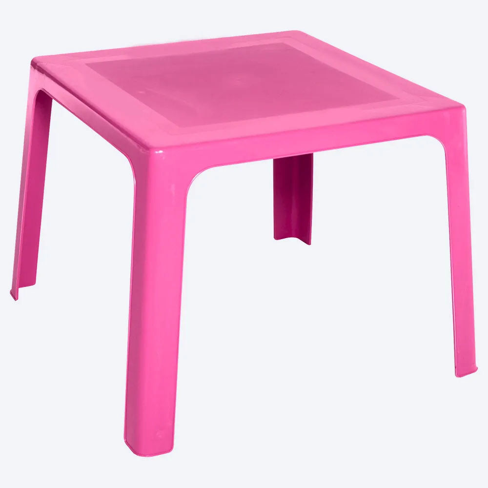 Combo Infantil (1 Mesa + 2 Sillas) Rosado Fuerte