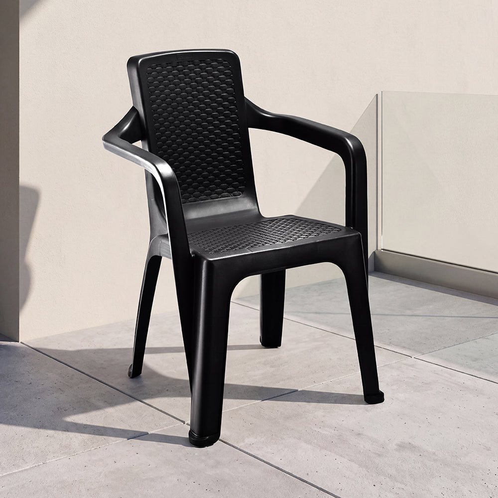 Silla Eterna con Brazos Paga 12 Lleva 13 Negro