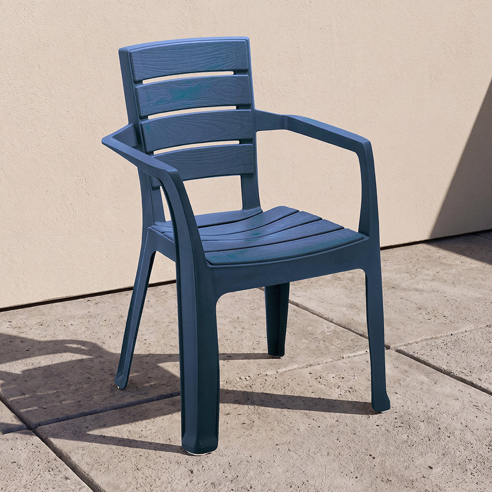 Silla Barú Trendy con Brazos Paga 12 Lleva 13 Azul Petróleo