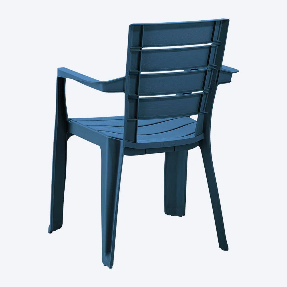 Silla Barú Trendy con Brazos Paga 12 Lleva 13 Azul Petróleo