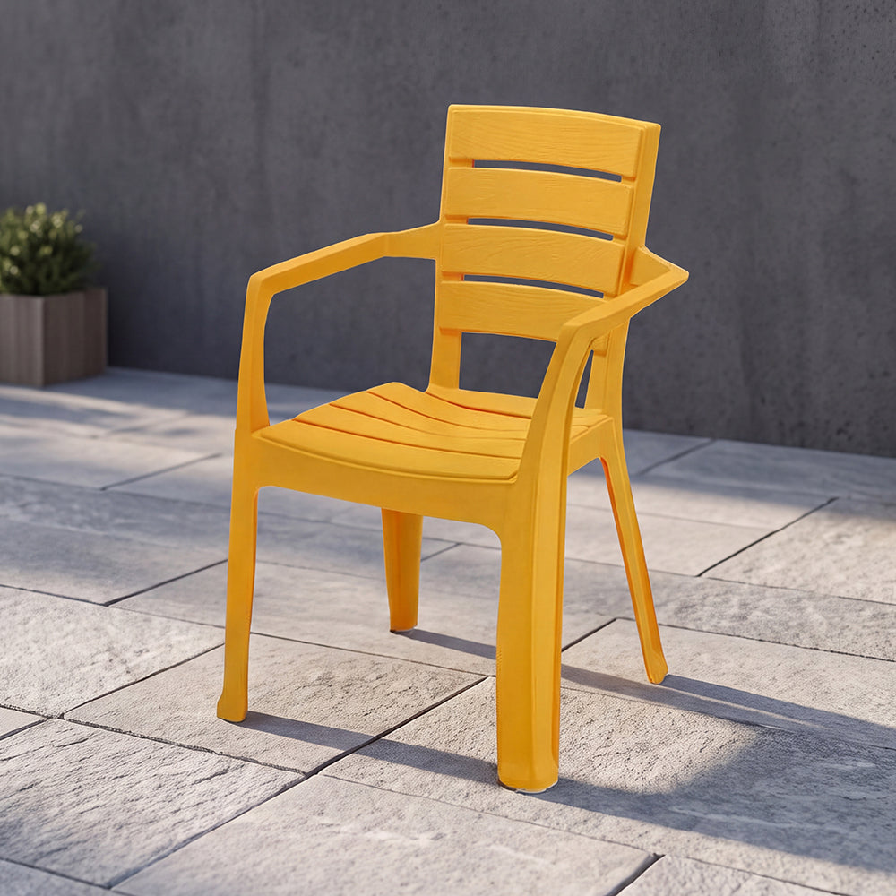 Silla Barú Trendy con Brazos Paga 12 Lleva 13 Aamarillo Mostaza