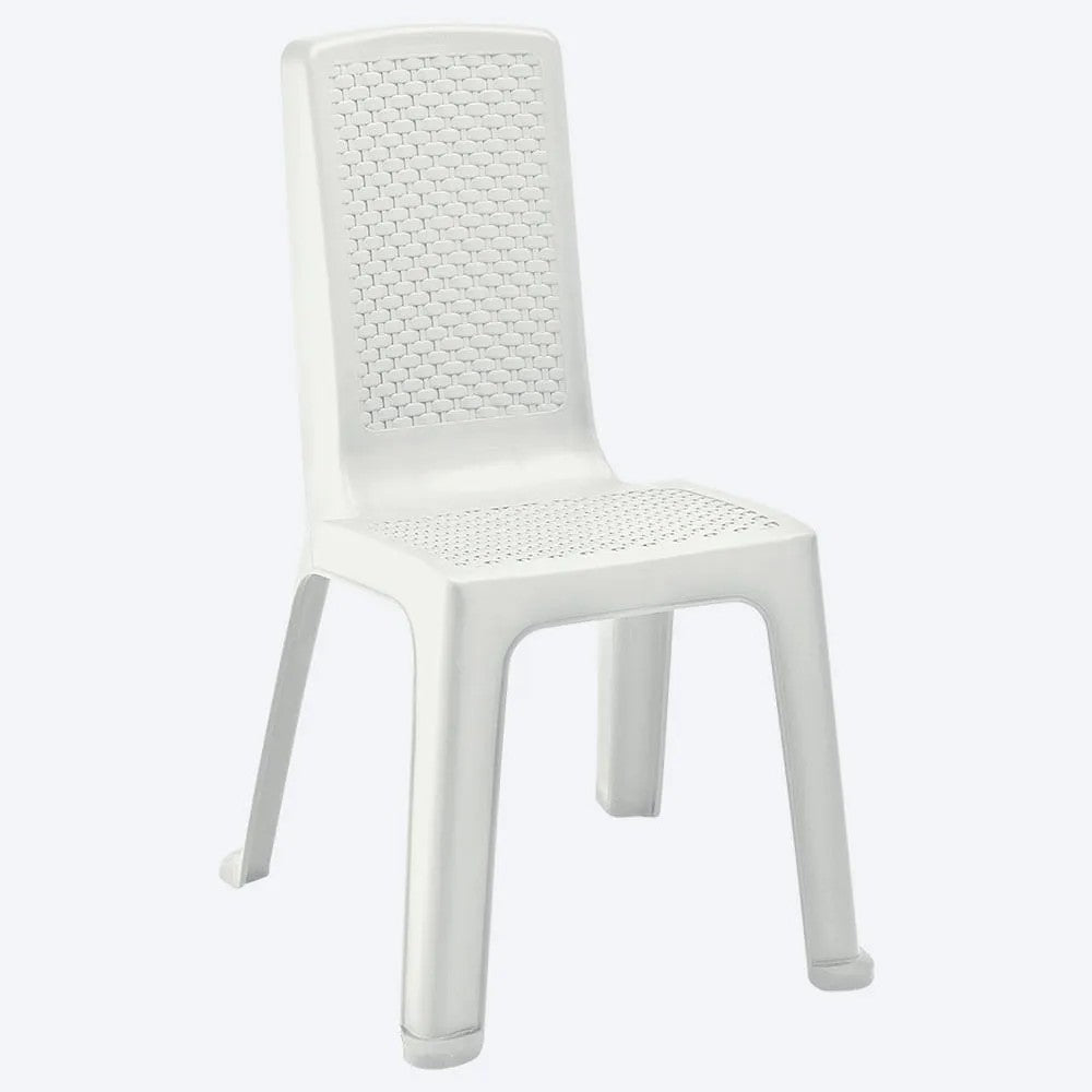 Silla Eterna sin Brazos Paga 12 Lleva 13 Blanco Arena