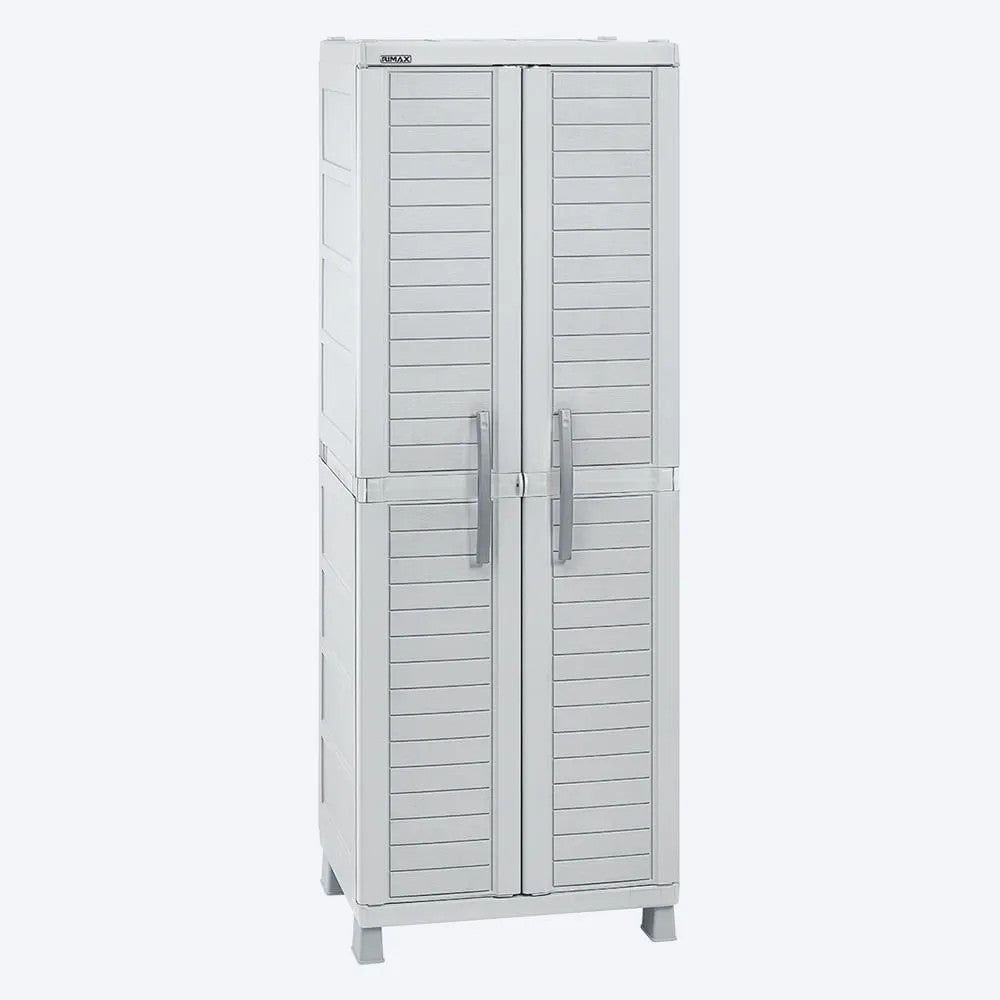 Combo Cocina Barú, 1 Armario Grande, 1 Estante de 5 Niveles 15 Pulgadas Taupe
