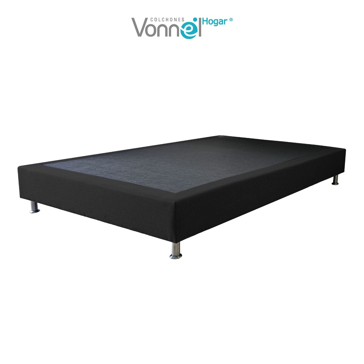 Base Cama Inox Modular 140x095x20, Negro