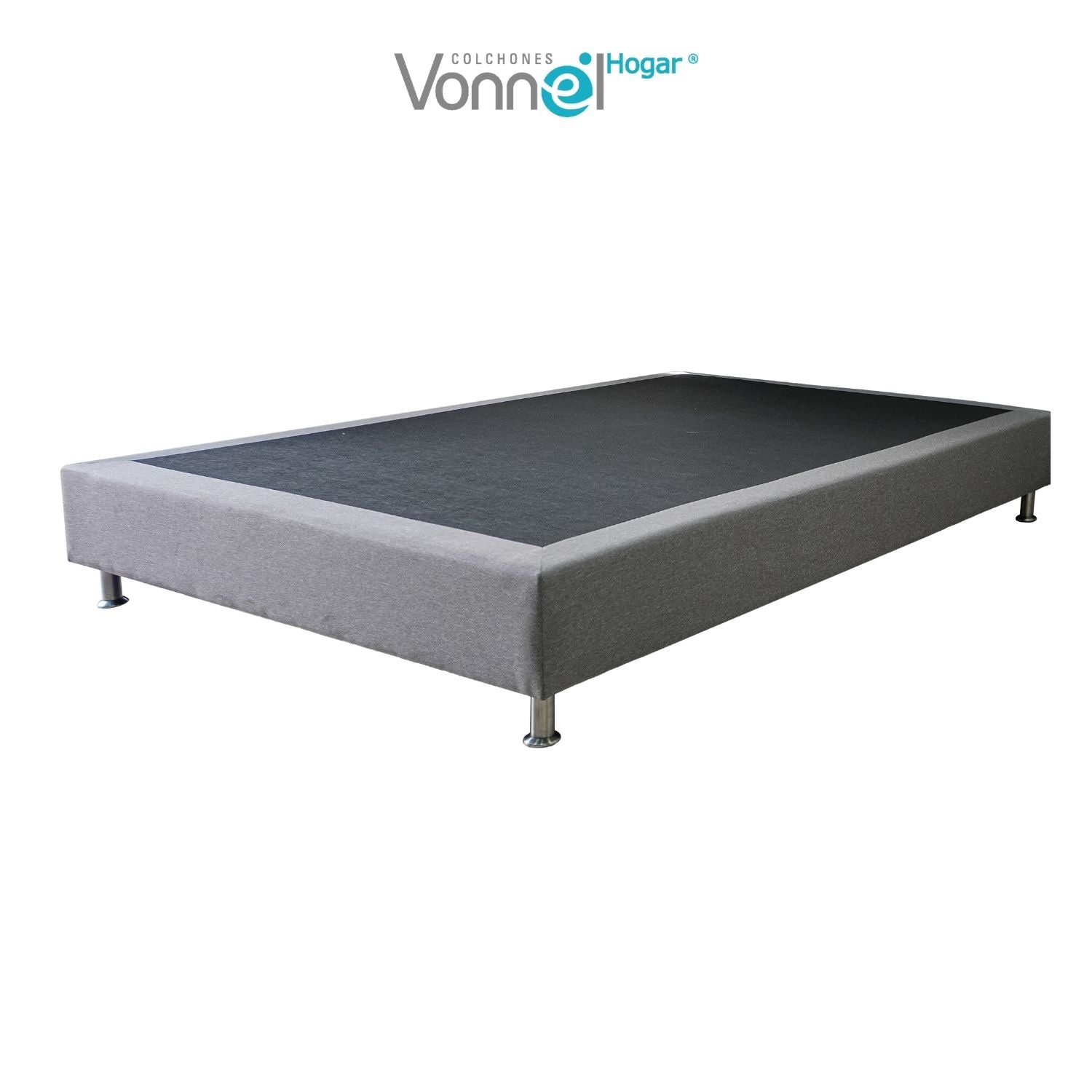 Base Cama Inox 100x190x20, Plata