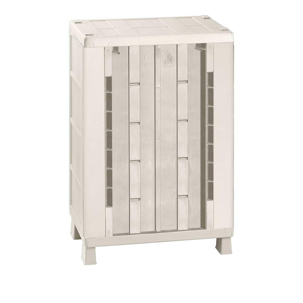 Armario Mediano Apariencia Rattan Taupe