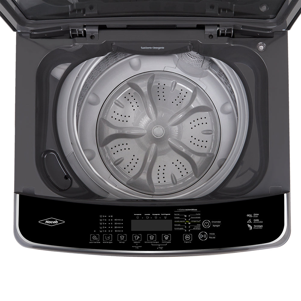Lavadora Haceb Carga Superior 22 kg Panel Digital