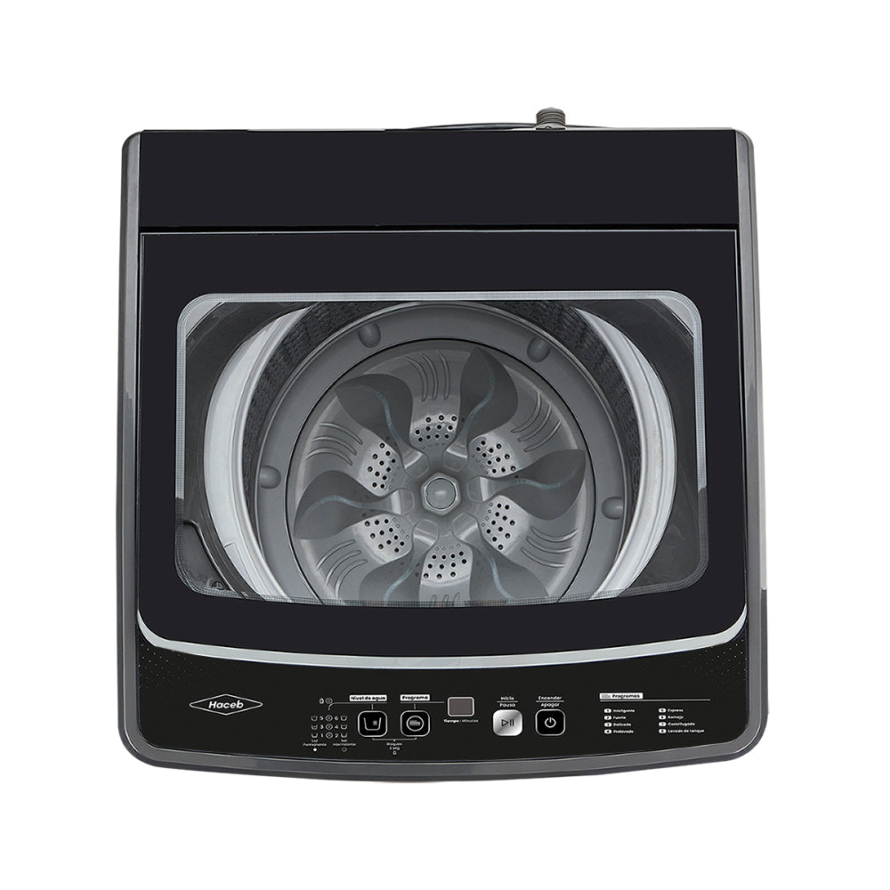 Lavadora Haceb Carga Superior de 12.5 kg Digital, Gris