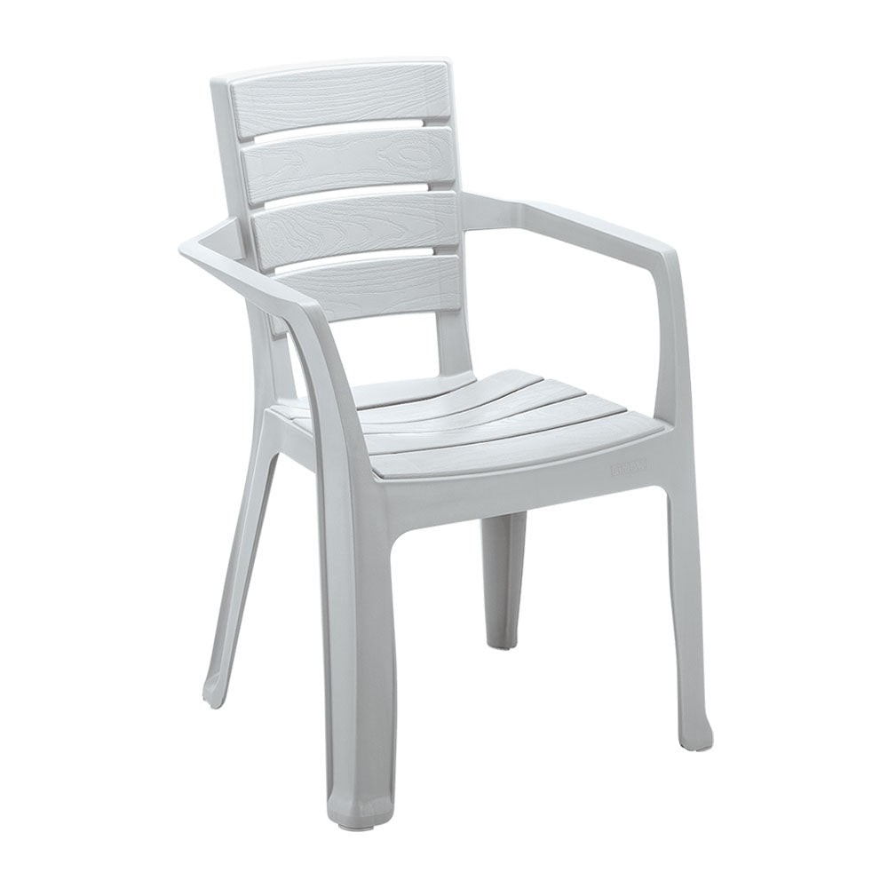 Silla Barú con Brazos Gris Hielo