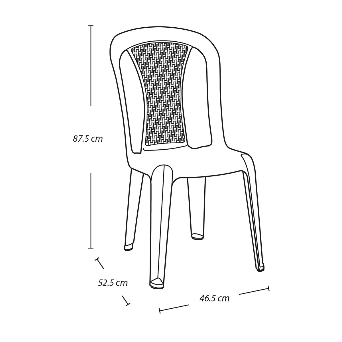 Silla Samba, Blanco