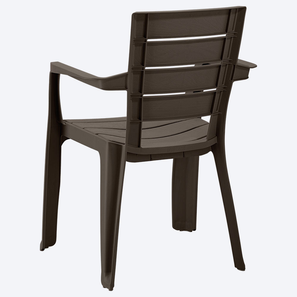 Silla Barú con Brazos Wengue