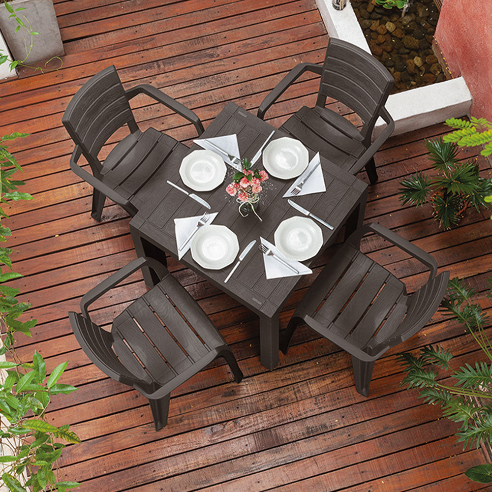 Silla Barú con Brazos Wengue