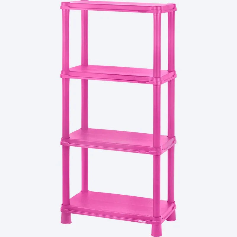 Estante Infantil de 4 Niveles 12" Rosado Fuerte
