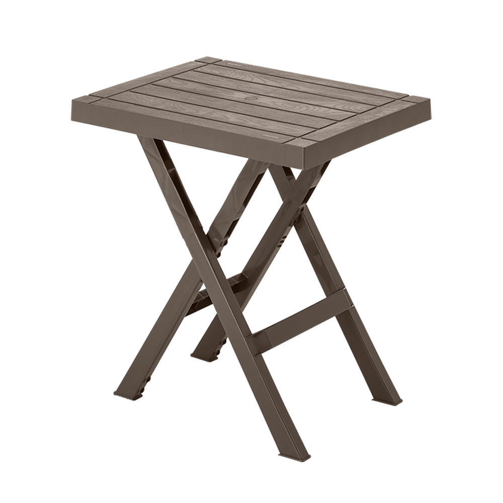 Mesa Plegable Rectangular Barú Mocca
