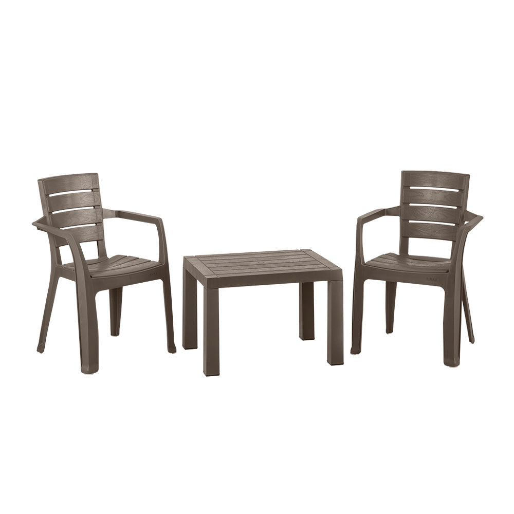 Mesa de Centro Rectangular Barú Mocca
