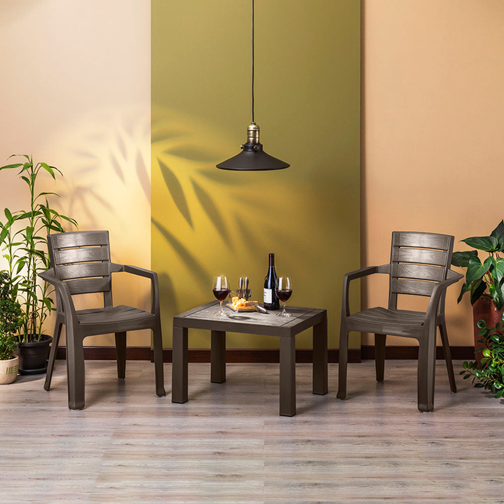 Mesa de Centro Rectangular Barú Mocca