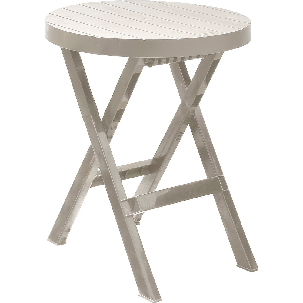 Mesa Plegable Redonda Barú Taupe