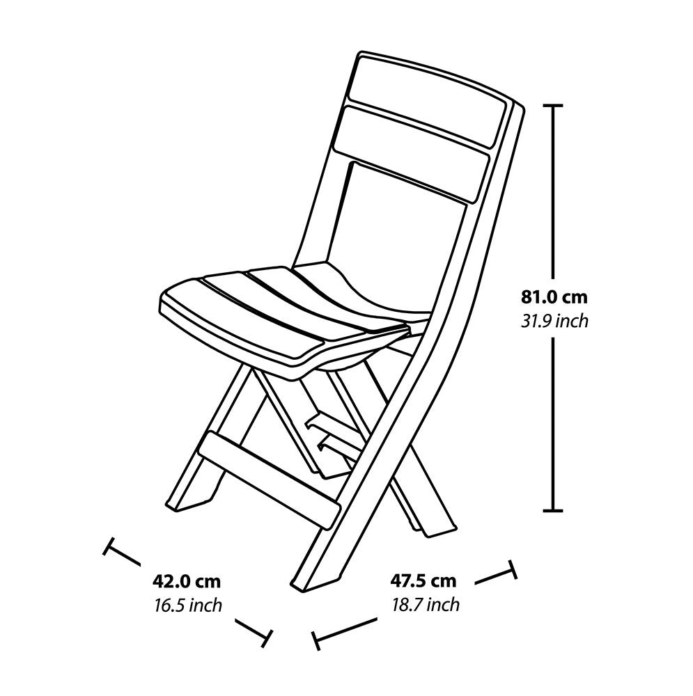 Silla Plegable Barú Taupe