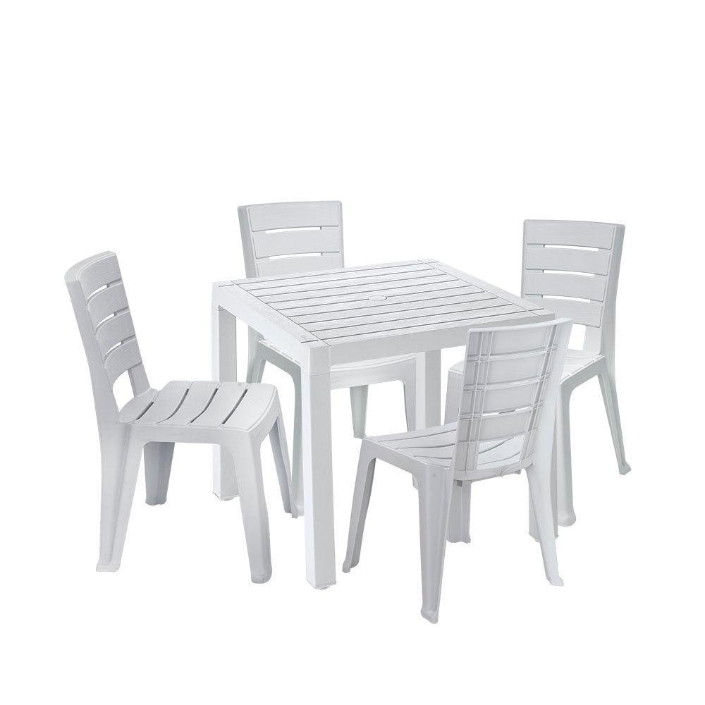 Silla Barú sin Brazos Gris Hielo