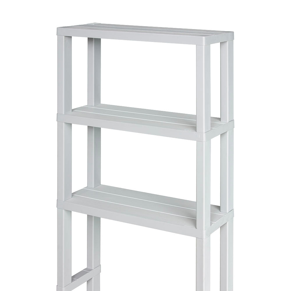 Estante Organizador 3 Niveles para Baño Gris Hielo