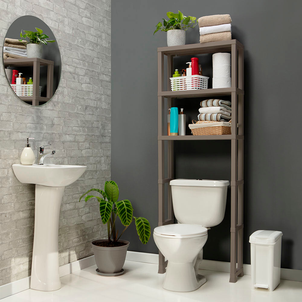 Estante Organizador 3 Niveles para Baño Mocca