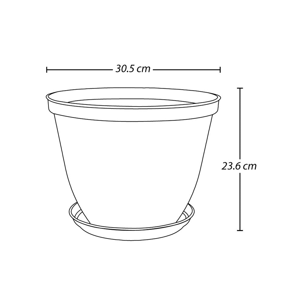 Matera Redonda Rafia 30 Cm con Plato Verde Musgo