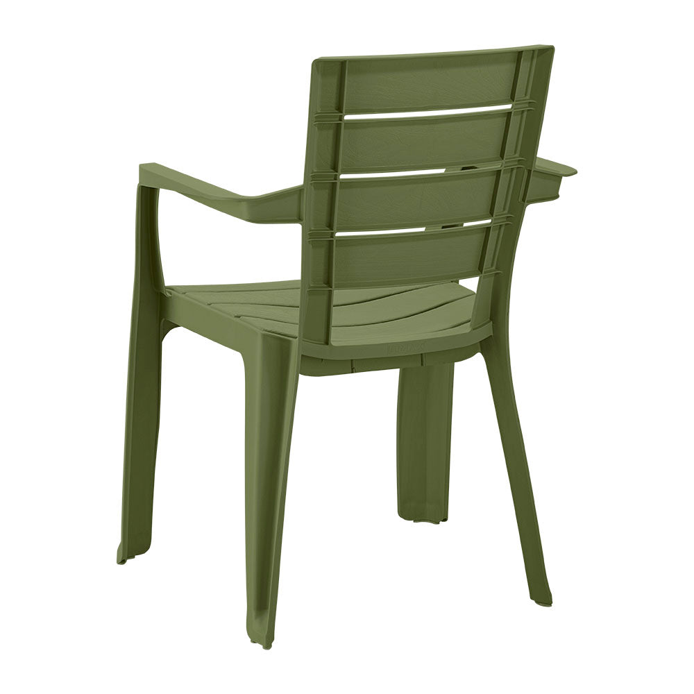 Silla Barú con Brazos Verde Selva