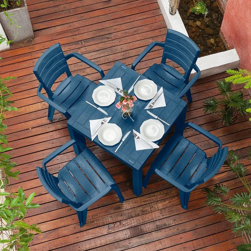 Mesa Barú Trendy Azul Petroleo