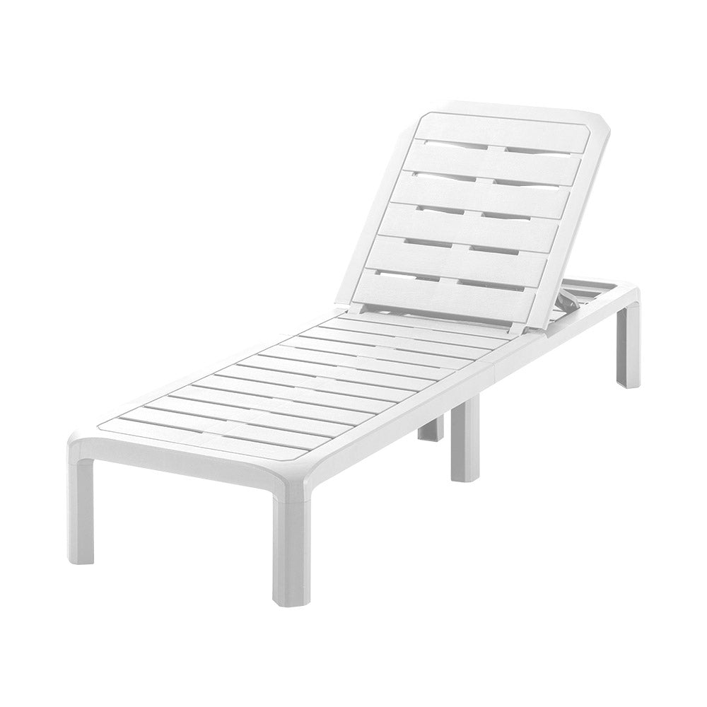 Cama Asoleadora Barú Blanca