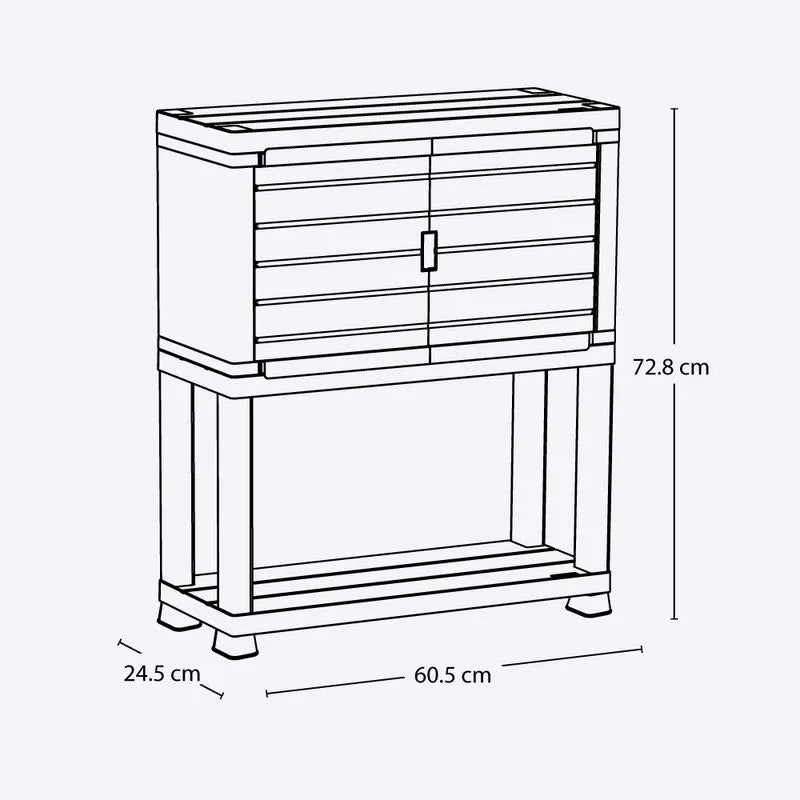 Mueble Organizador Negro