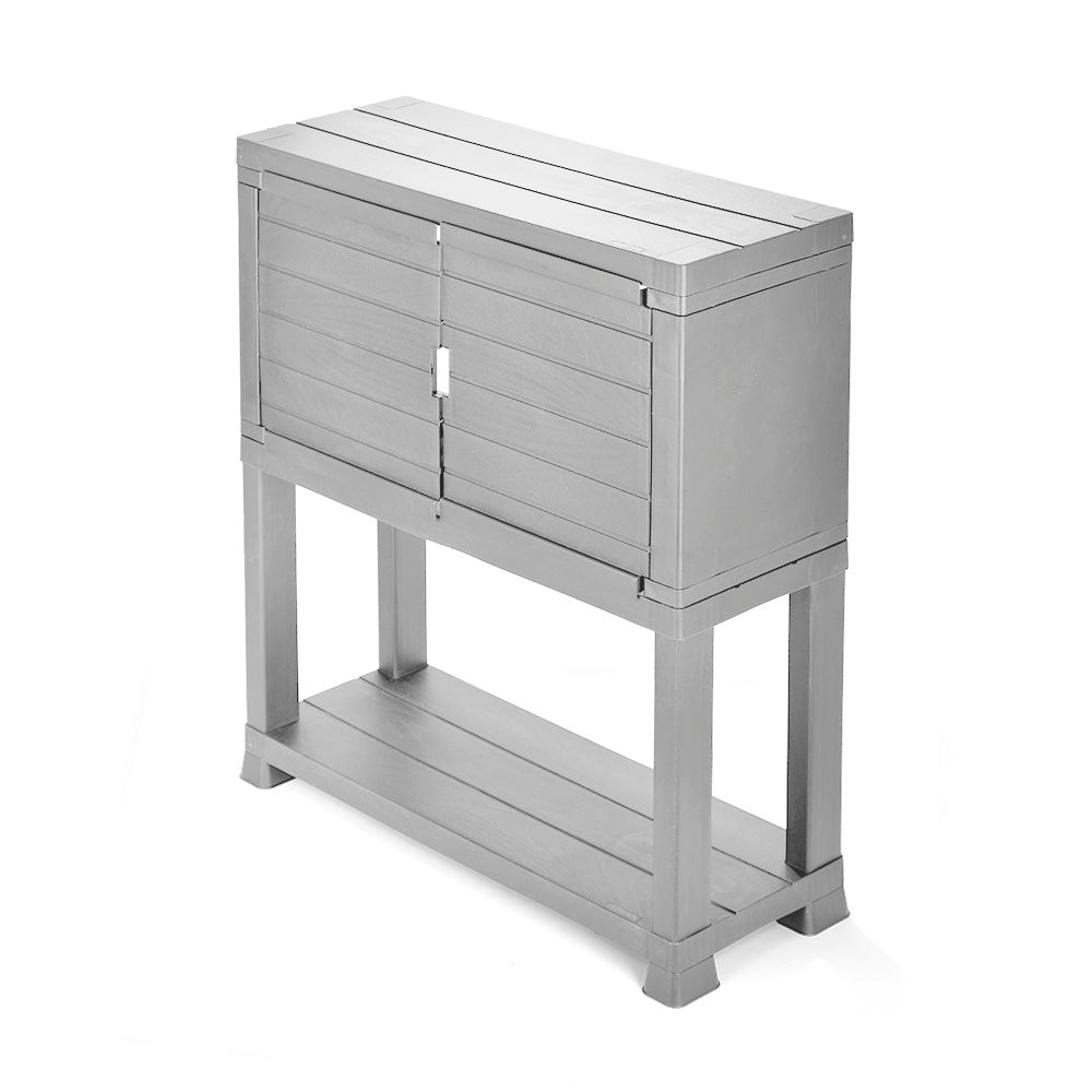 Mueble Organizador Gris Hielo