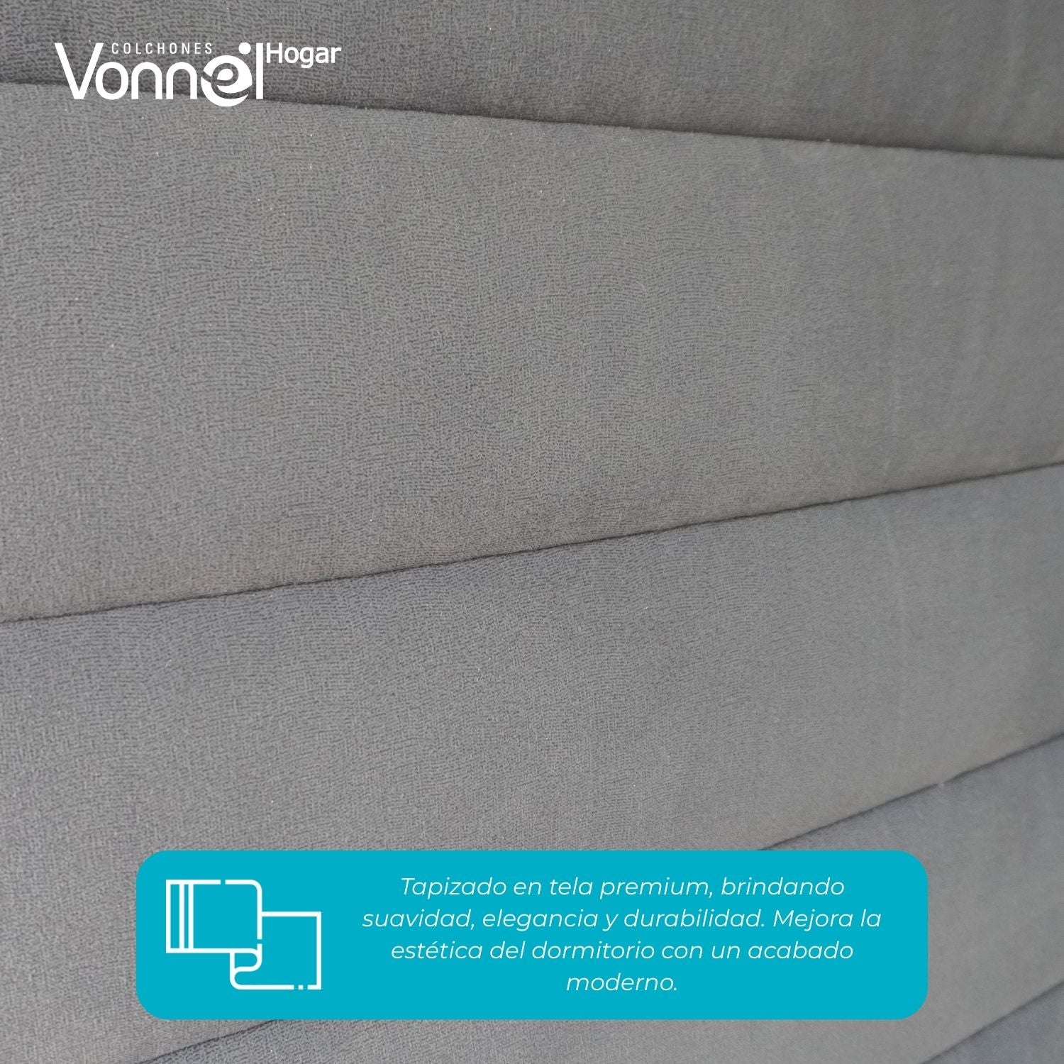 Espaldar Frontera 140x130, Plata