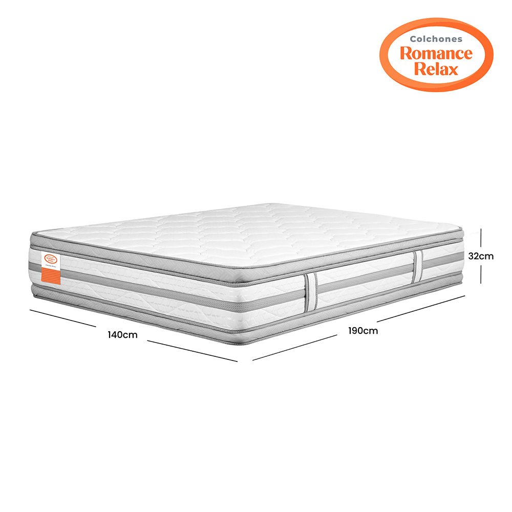 Colchón Rr Dinamic Pedic 140X190X32, Doble