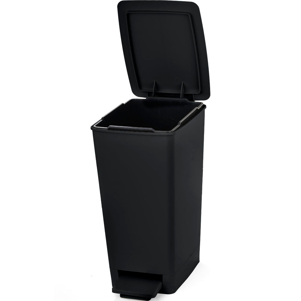 Basurero Pedal Slim 8 Litros Negro