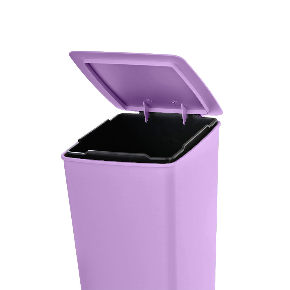Basurero Pedal Slim 8 Litros Lavanda