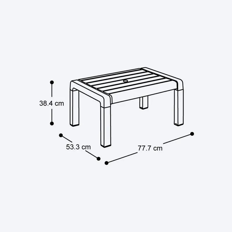 Mesa de Sala Barú Blanca