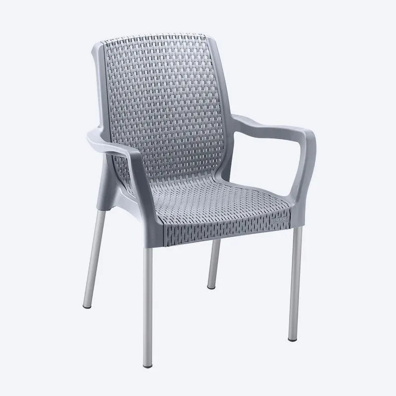 Silla Apariencia Shia con Brazos GR MET