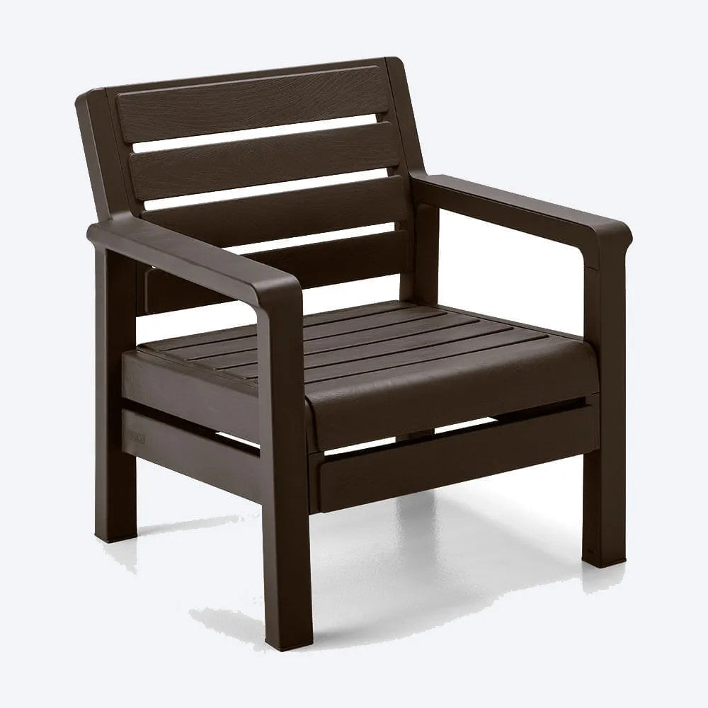 Combo Balcón (2 Sillones + Mesa de Centro) Wengue Vm