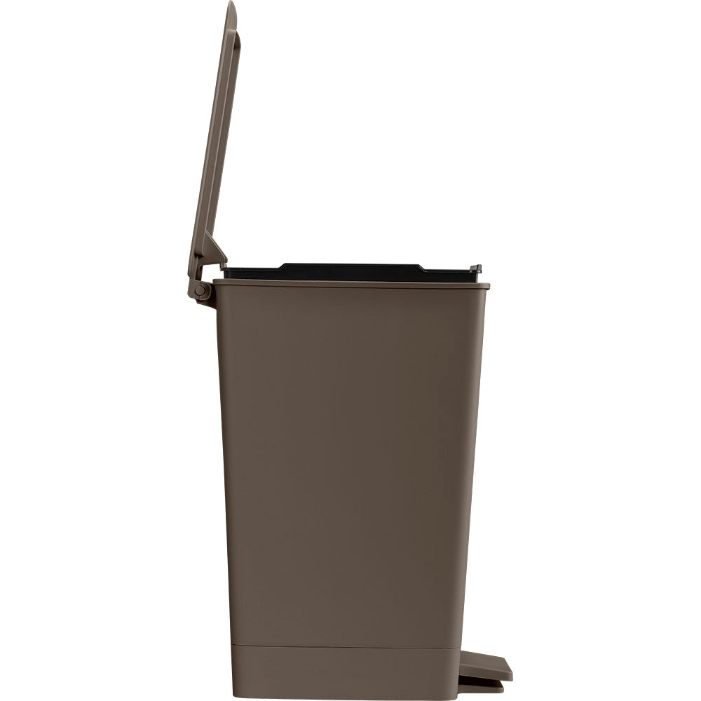 Basurero Pedal Slim 8 Litros Mocca