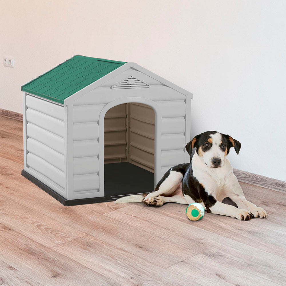 Casa para Perro Razas Pequeñas Verde