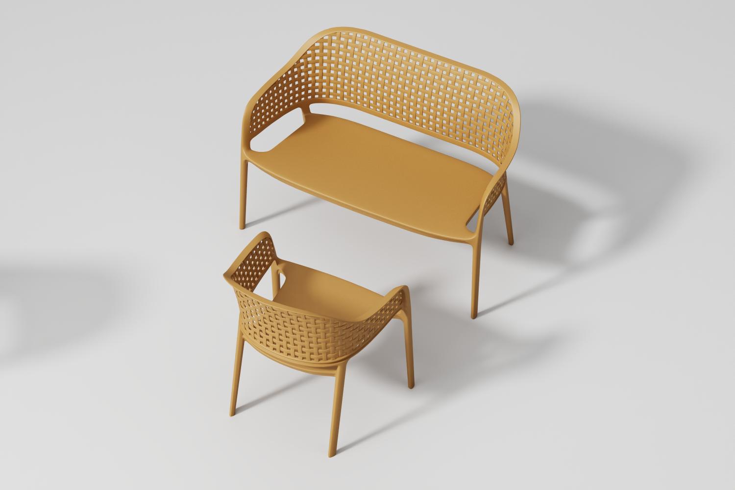 Sala de Exterior Amalfi, Naranja