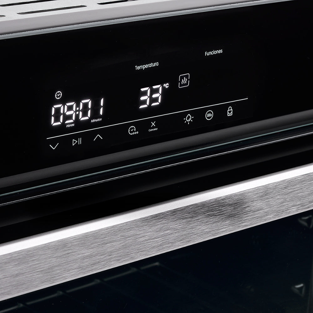 Horno compacto Haceb 60-37 eléctrico digital a 120V, Negro