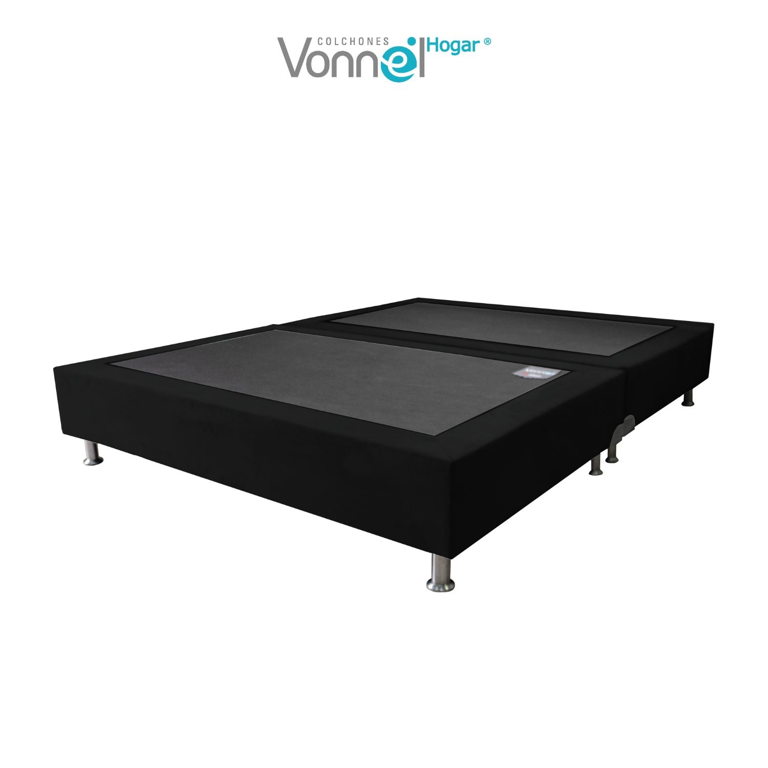 Base Cama Inox Modular 160x095x20, Negro