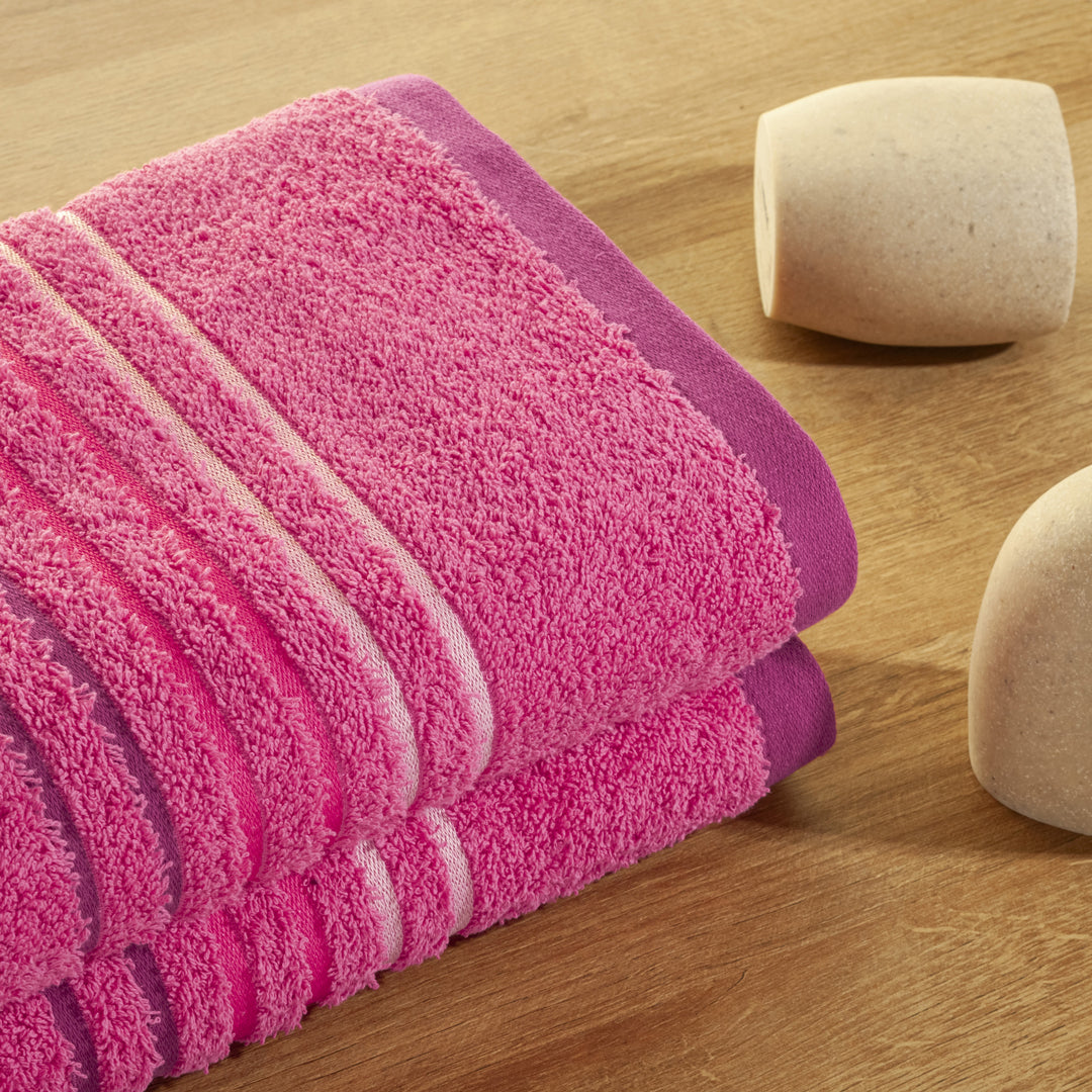 Toalla Mediterráneo Fucsia 550 Gr