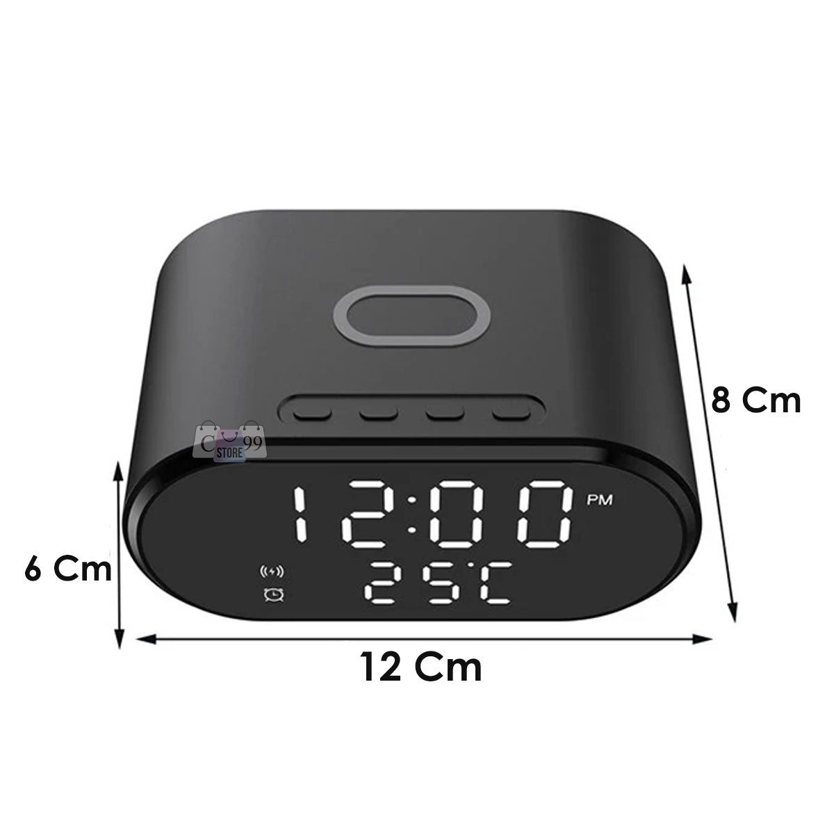 Reloj Despertador Cargador Inalámbrico